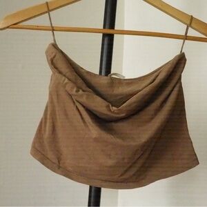 Brown Tube Top